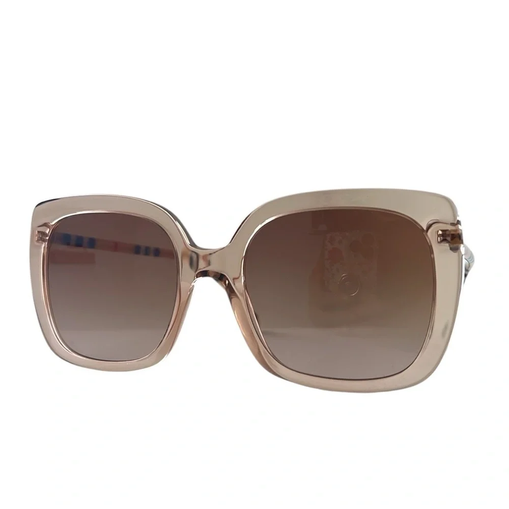 Burberry Caroll Peach Gradient Brown Sunglasses - Picture 9 of 12